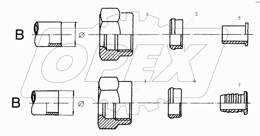 CONNECTING PARTS, LINE AND NIPPLE JOINT