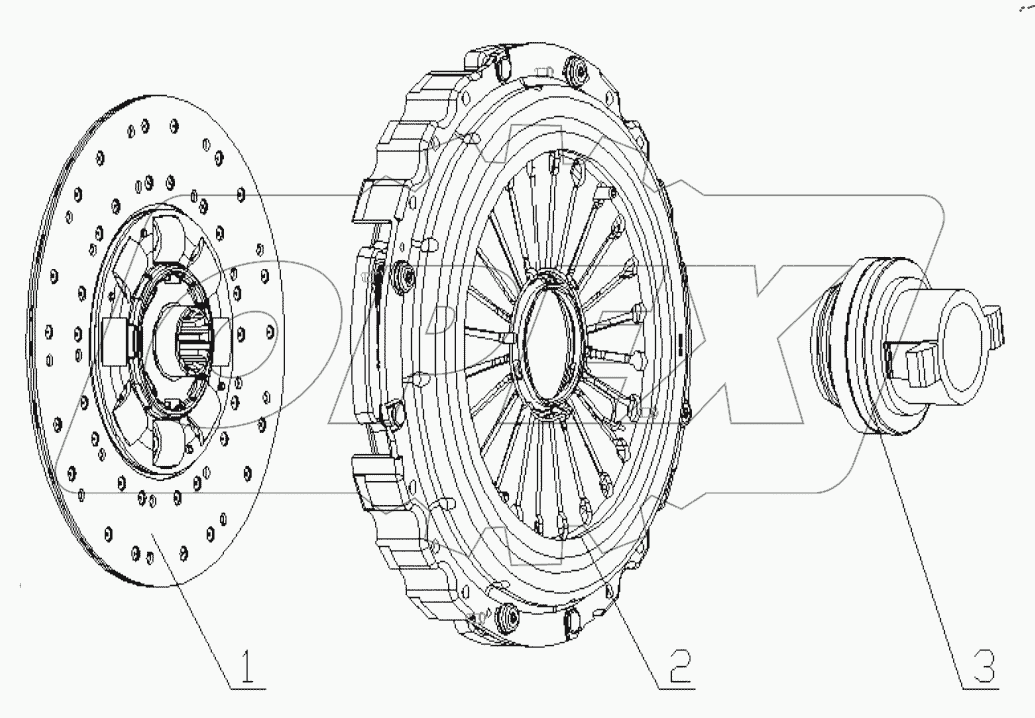 PULL DIAPHRAGM CLUTCH О¦430