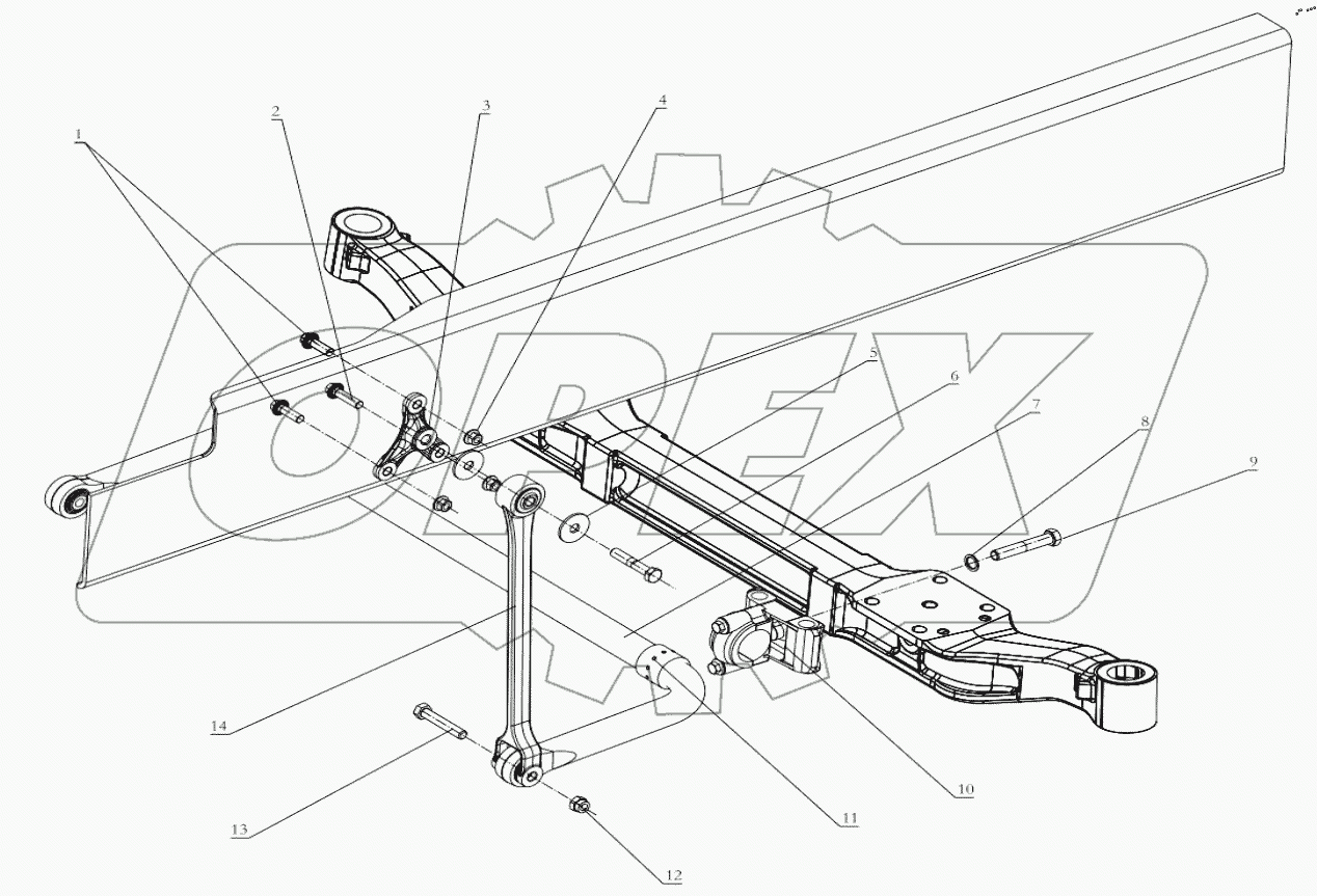  FRONT STABILIZER ASSEMBLY (DC97319680164)