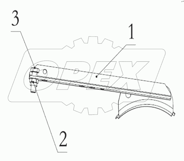  DC97189361057 AIR RESERVOIR SUPPORT