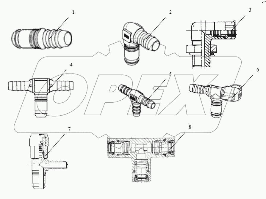  CONNECTING PARTS, LINE & NIPPLE JOINT