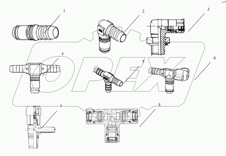  CONNECTING PARTS, LINE & NIPPLE JOINT