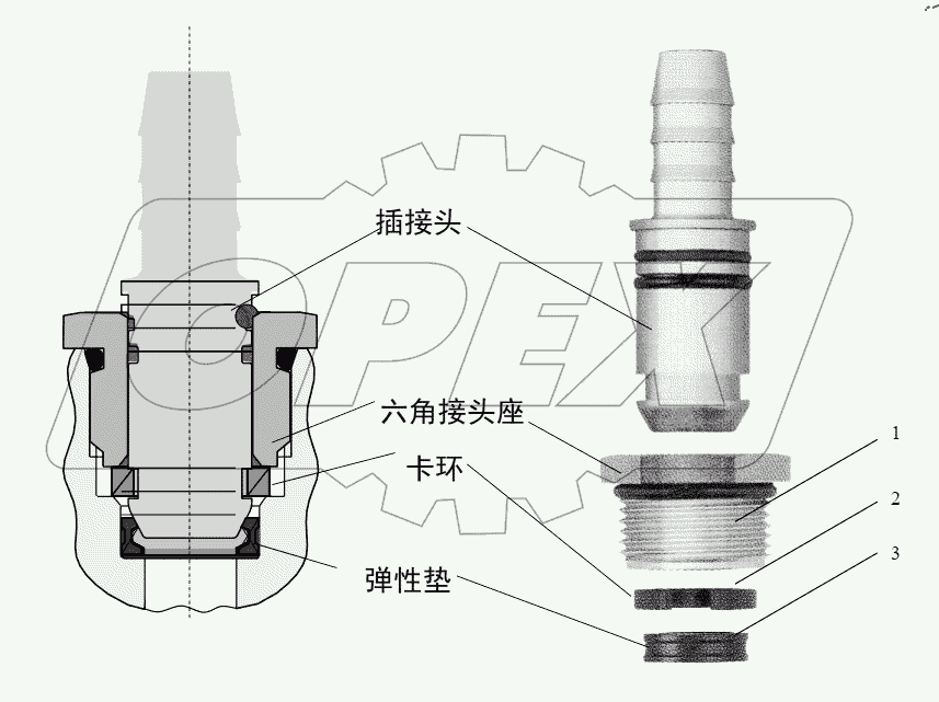  CONNECTING PARTS, LINE & NIPPLE JOINT