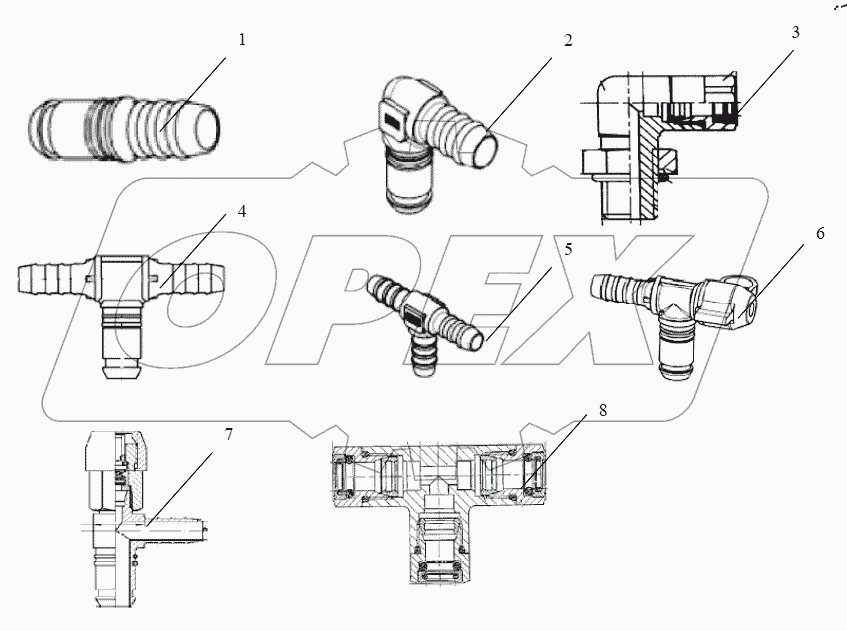  CONNECTING PARTS, LINE & NIPPLE JOINT