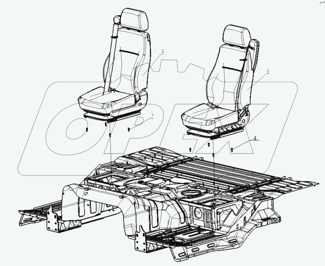  LEFT AND RIGHT SEAT ASSEMBLY