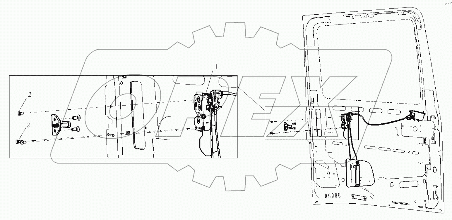  RIGHT DOOR LOCK SYSTEM