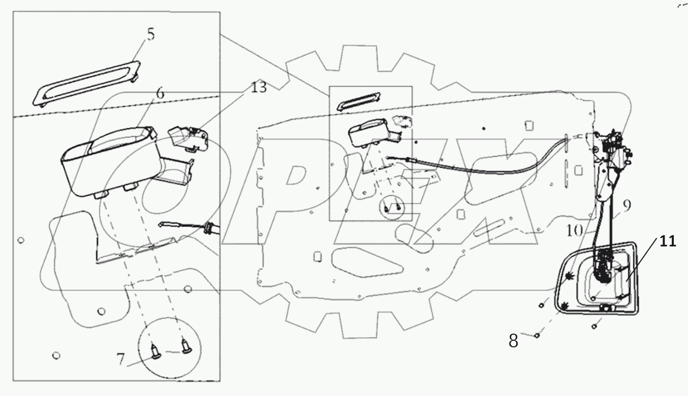  RIGHT DOOR LOCK SYSTEM