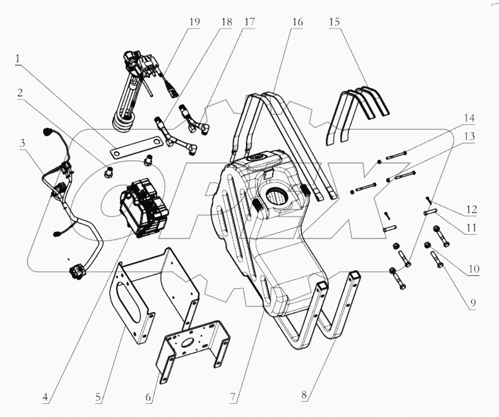  DC95319740519 UREA SUPPLY TANK