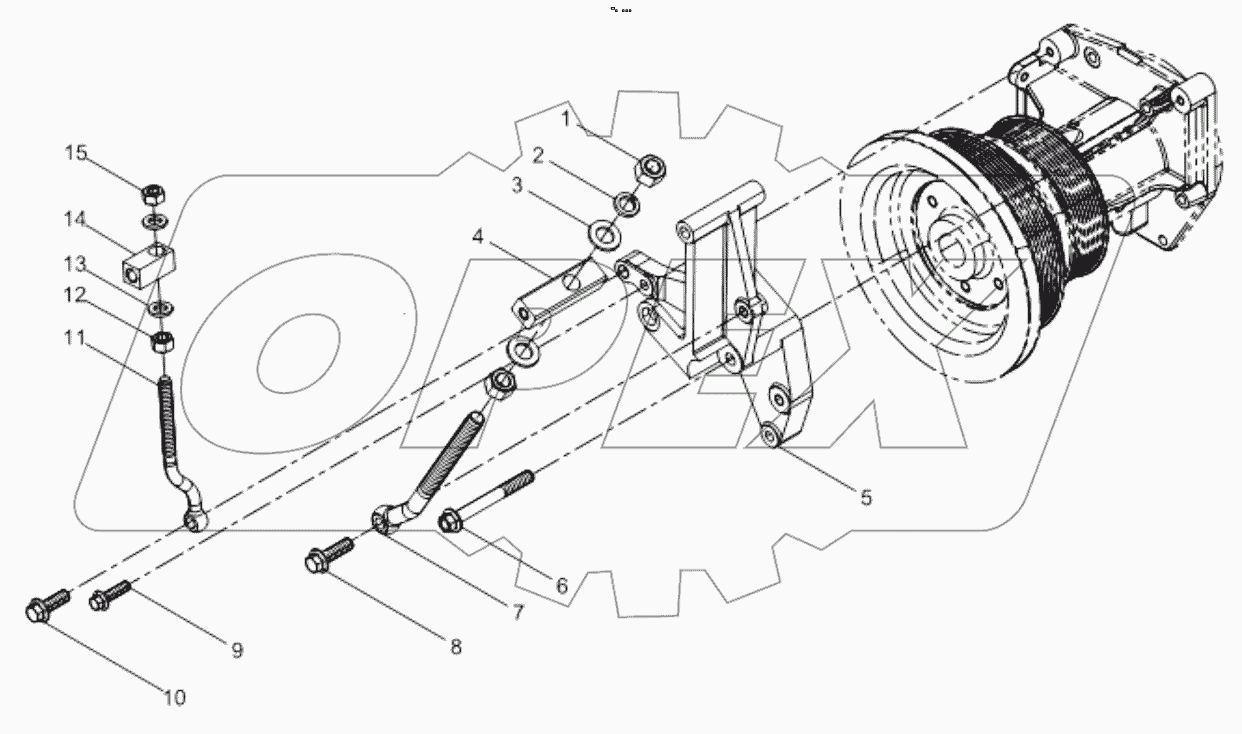  GENERATOR BRACKET GROUP