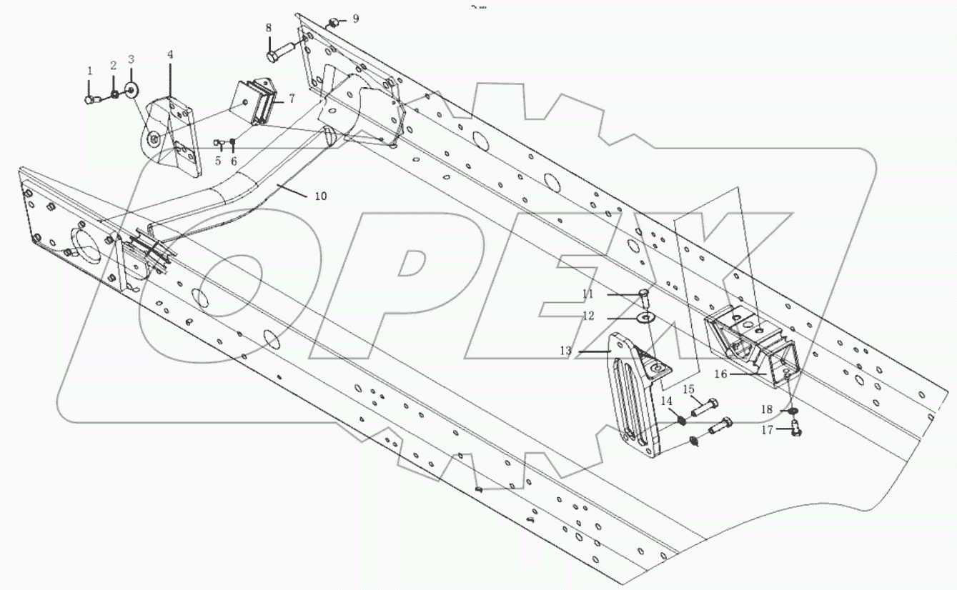  WP10E32 ENGINE SUSPENSION
