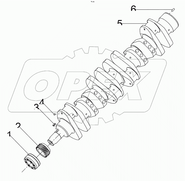 A COMBINED CRANKSHAFT GRP100020314