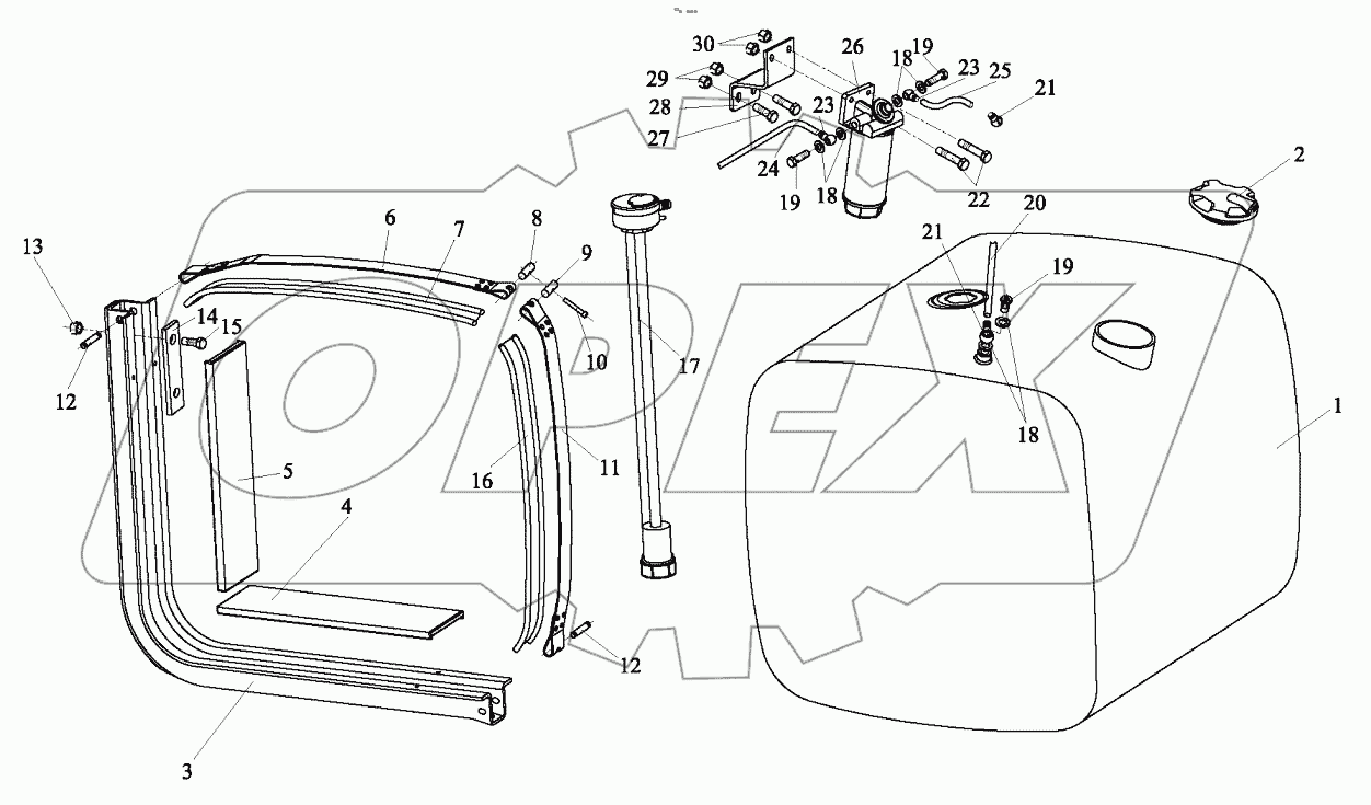  FUEL TANK ASSEMBLY 380L