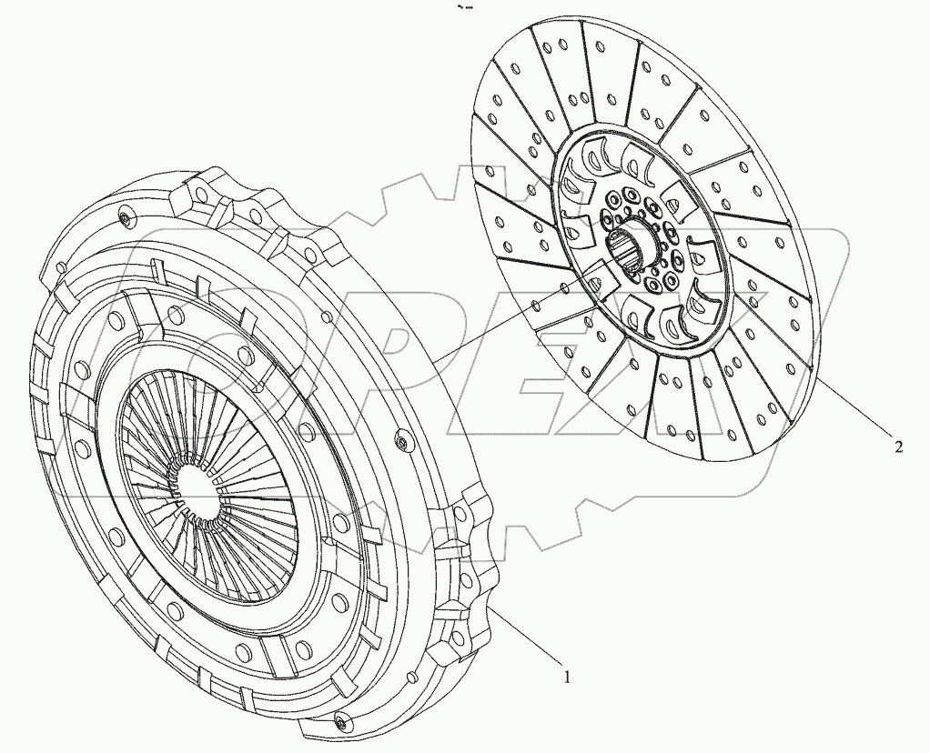  Ф430 PUSH DIAPHRAGM CLUTCH