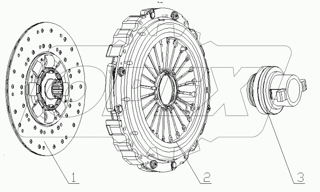  Ф430 PULL DIAPHRAGM CLUTCH
