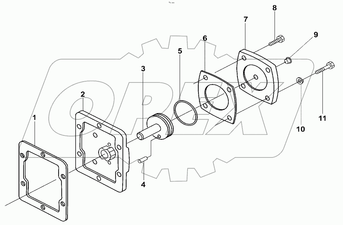  9JS135T-B COUNTERSHAFT BRAKE ASSEMBLY
