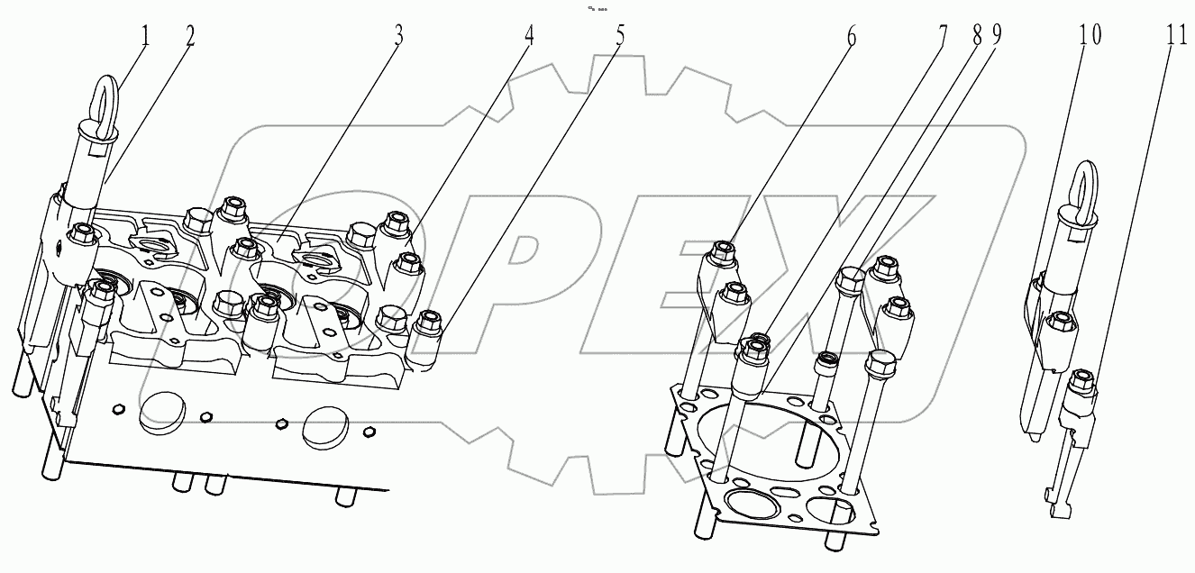  СYLINDER HEAD ASSEMBLY GRP100040163