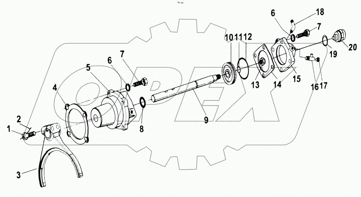  RANGE GEAR CYLINDER (FAST 12JS180TA)