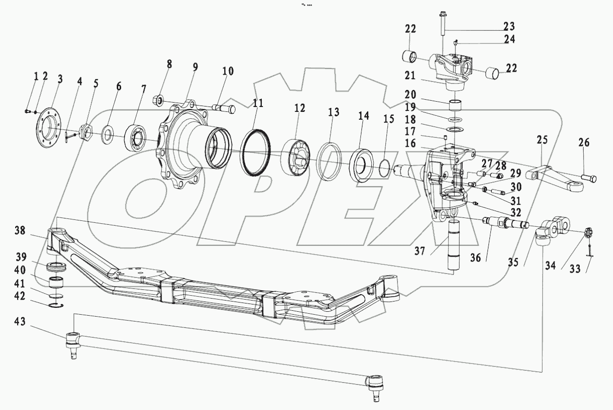  F2000 STEERING SHAFT