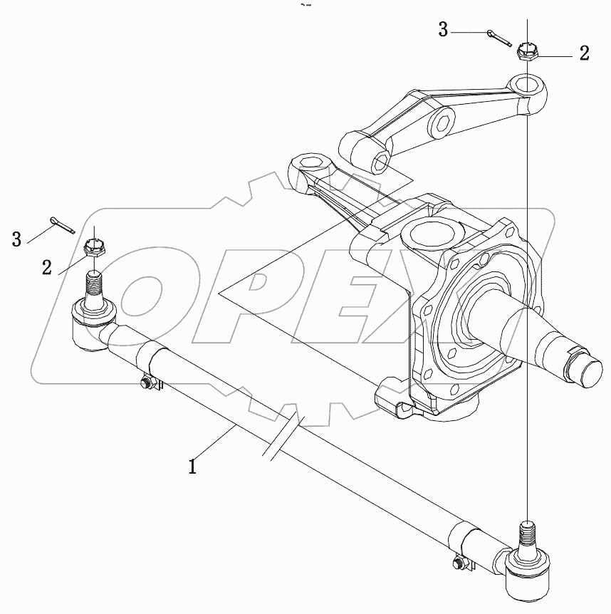  MAN 9.5 TON STEERING SHAFT