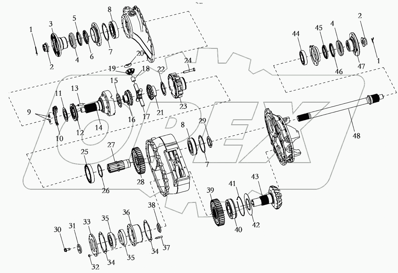  STR MIDDLE AXLE DRIVE DEVICE II