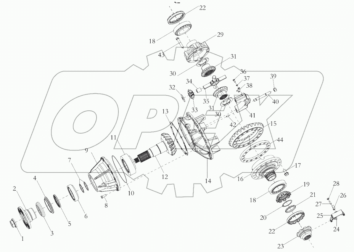  STR REAR AXLE DRIVE DEVICE