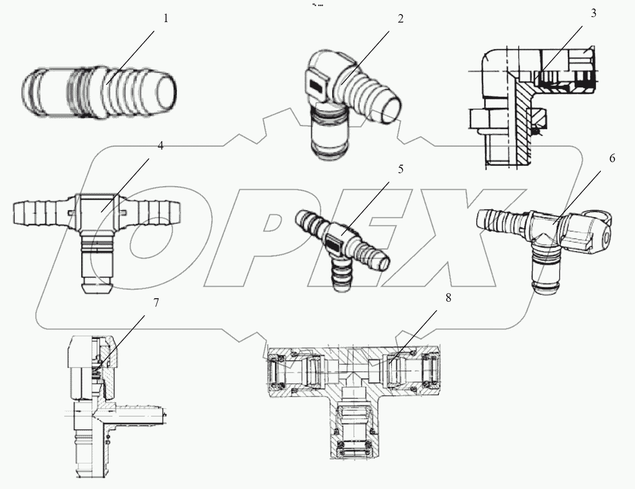  CONNECTING PARTS, LINE & NIPPLE JOINT