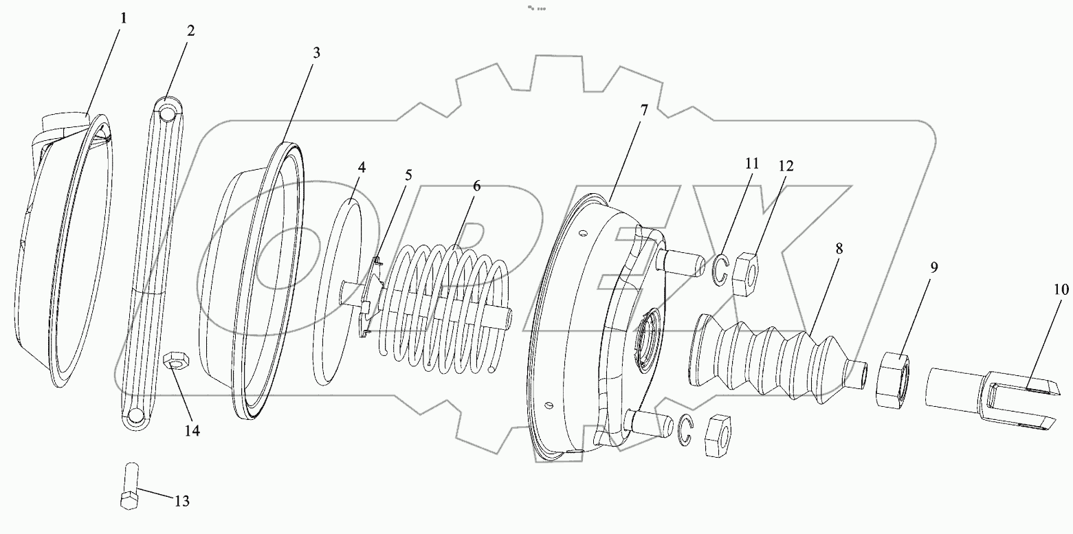  DIAPHRAGM BRAKE CHAMBER