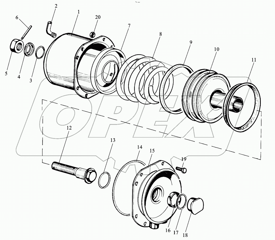  AUX.BRAKE CHAMBER