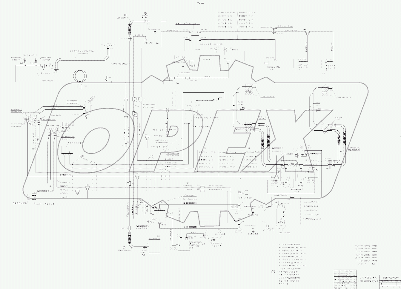  SCHEMATIC DIAGRAM OF AIR PIPELINE