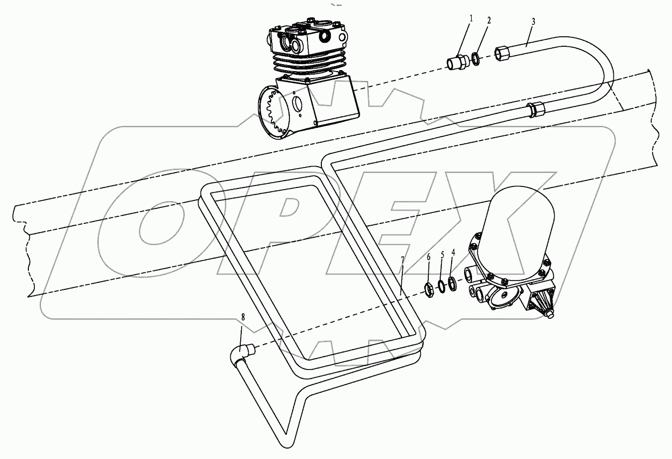  AIR COMPESSOR OUTER LINE