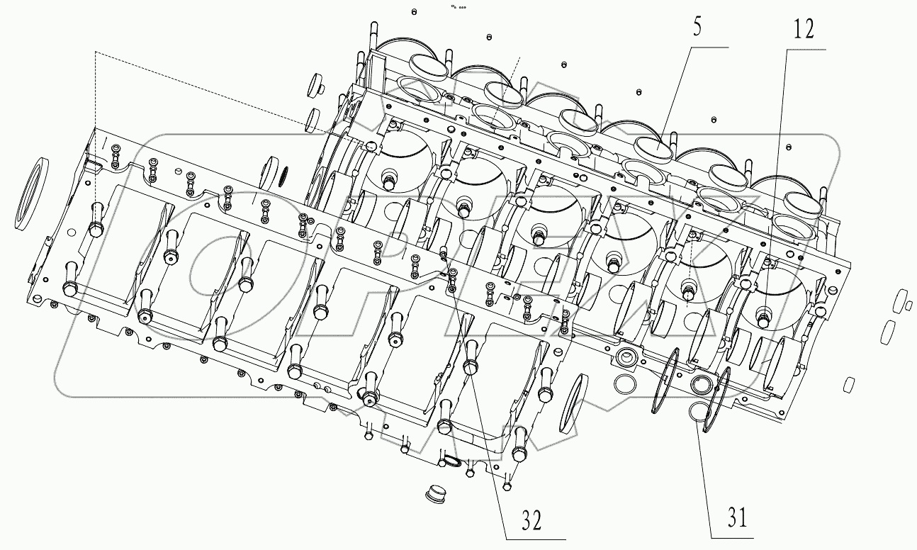  A COMBINED ENGINE BODY GRP100010599