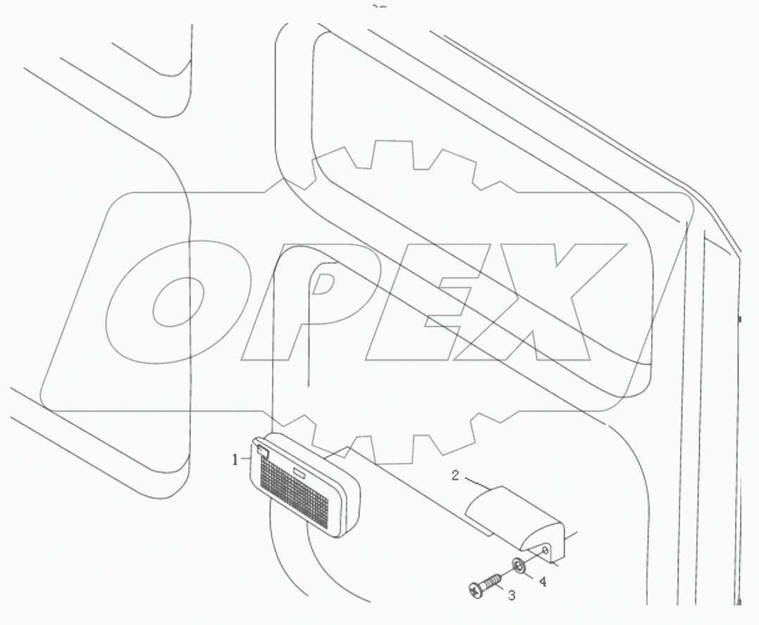  FLOODLIGHT ON REAR PANNEL