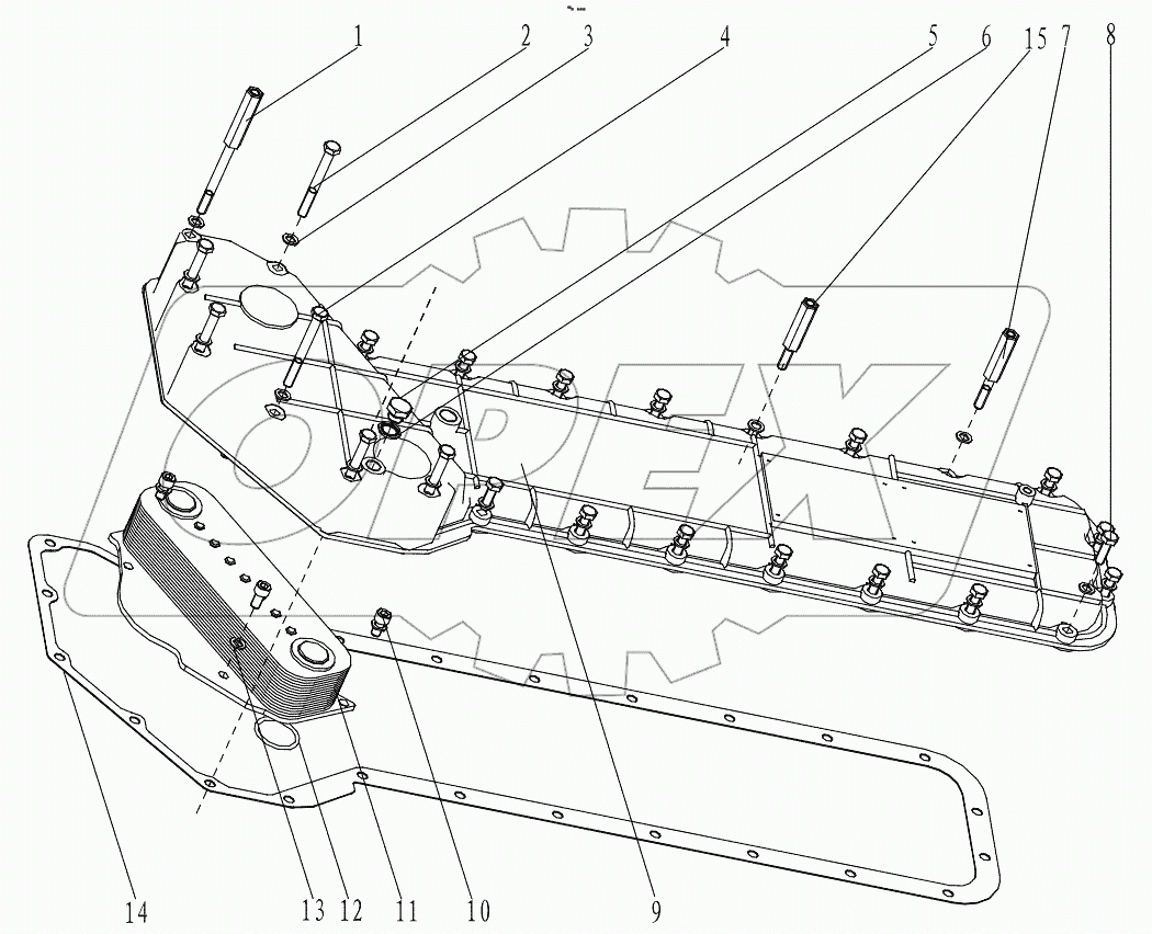  OIL COOLER COVER GRP100070123 300PS