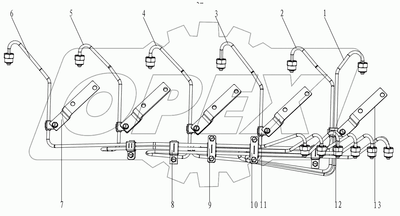  FUEL INJECTION PIPE GR615081429