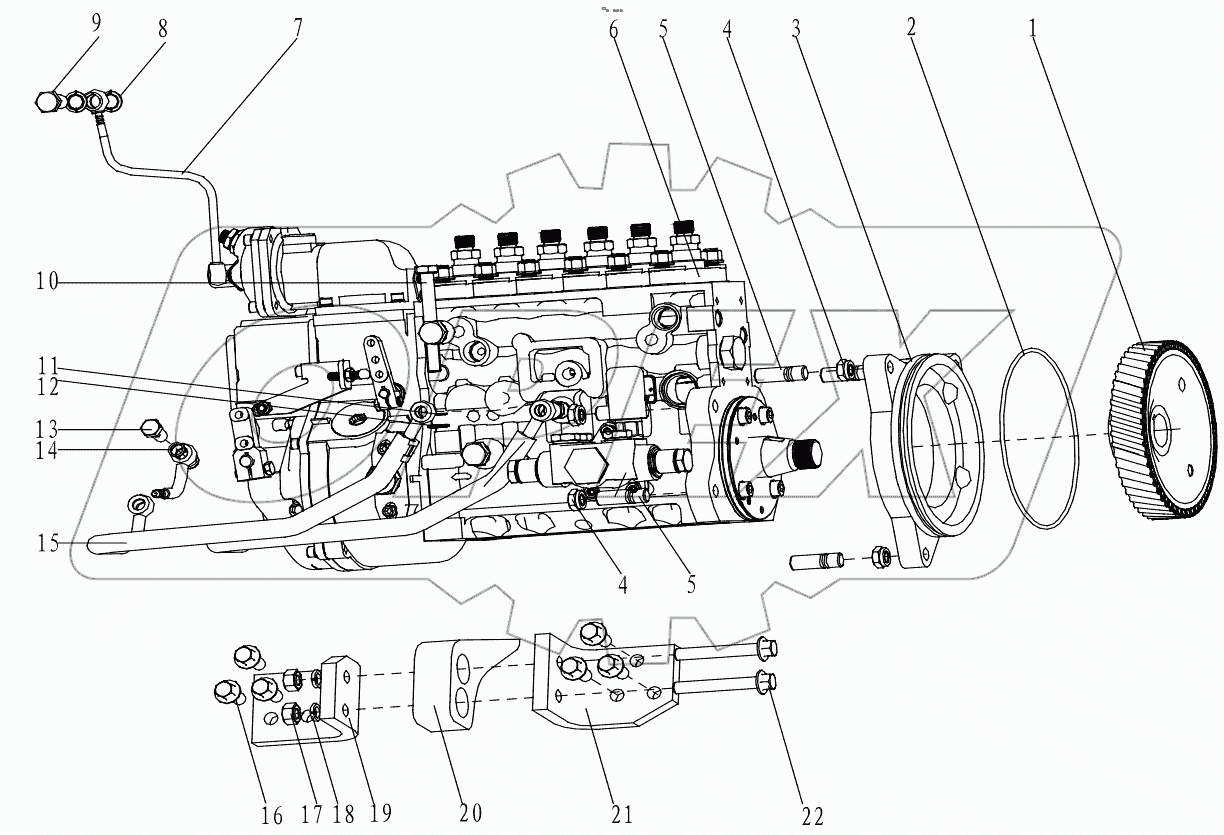  A COMBINED HIGH-PRESSURE FUEL PUMP
