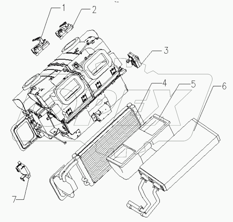  AIR INTAKE BOX ON CAB