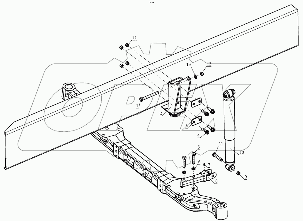  FRONT SHOCK ABSORBER (DC93259680300)