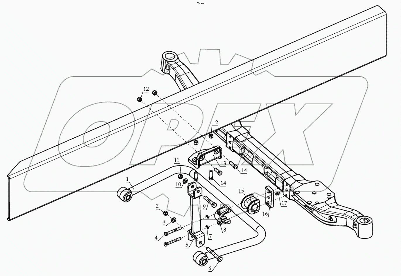  FRONT STABILIZER ASSY