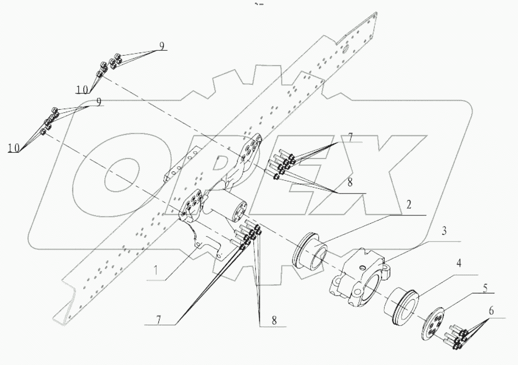 TRACTOR BALANCING SHAFT ASSEMBLY 6X4