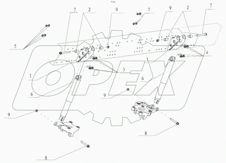  REAR SHOCK ABSORBER 6X4