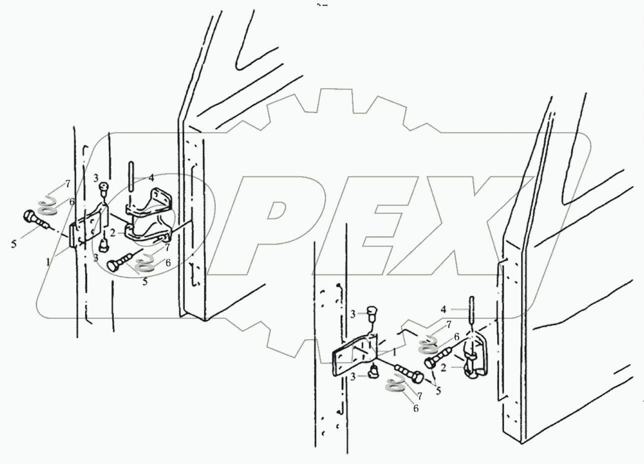  DOOR HINGE LEFT AND RIGHT