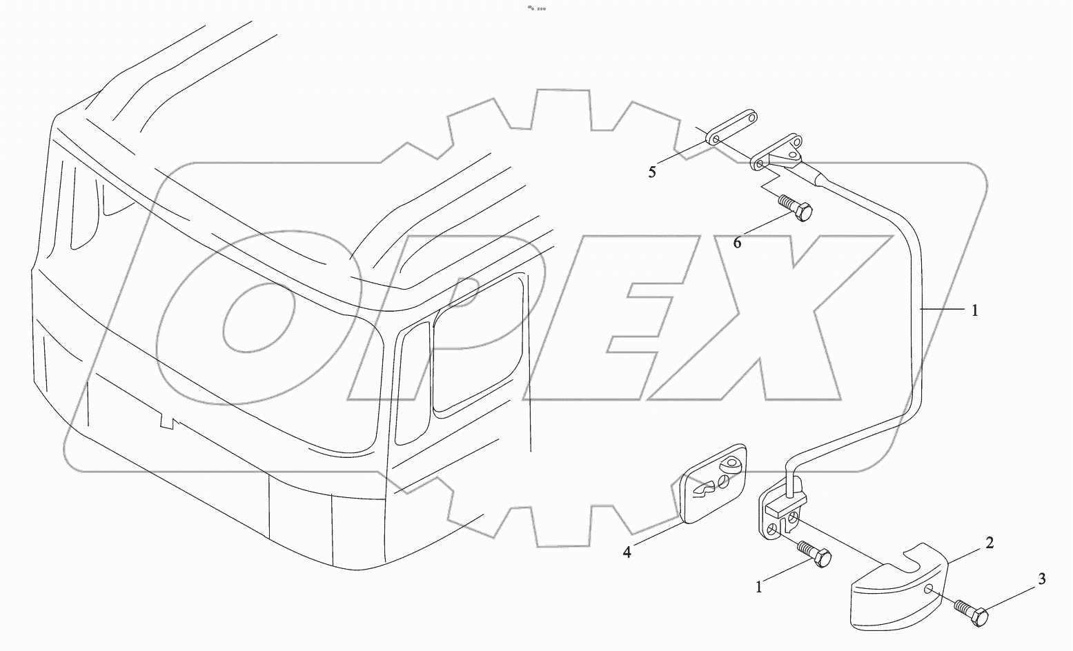  REARVIEW MIRROR LEFT BRACKET