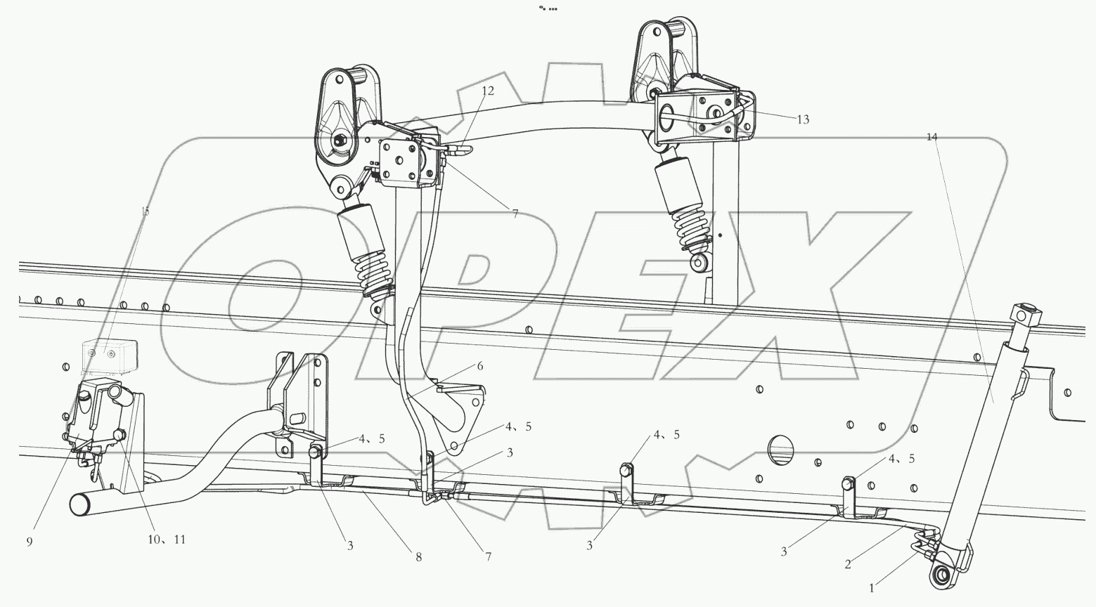  CAB HYDRAULIC TILTING EQUIPMENT