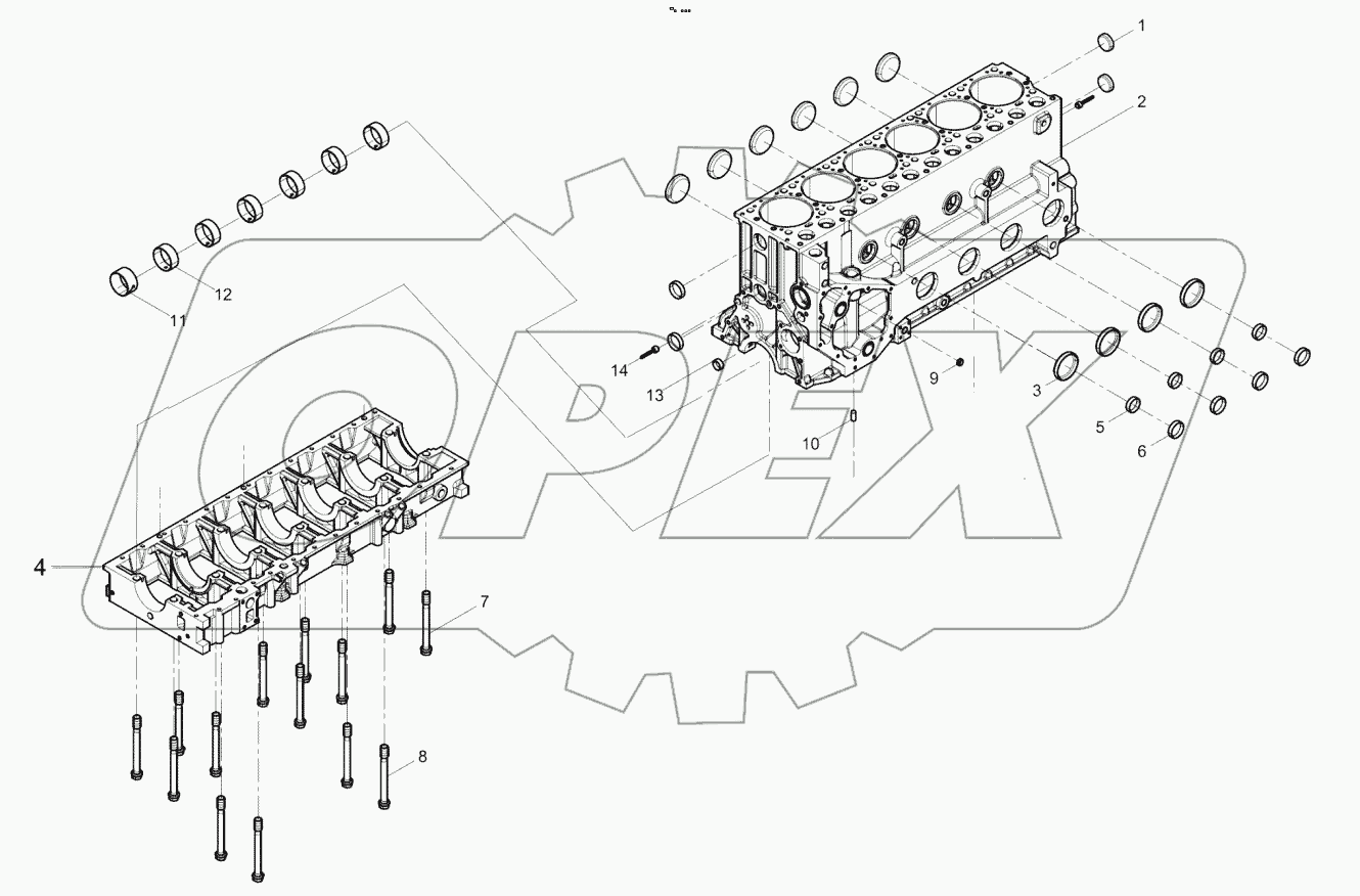  PRE-ASSEMBLED CYLINDER BLOCK