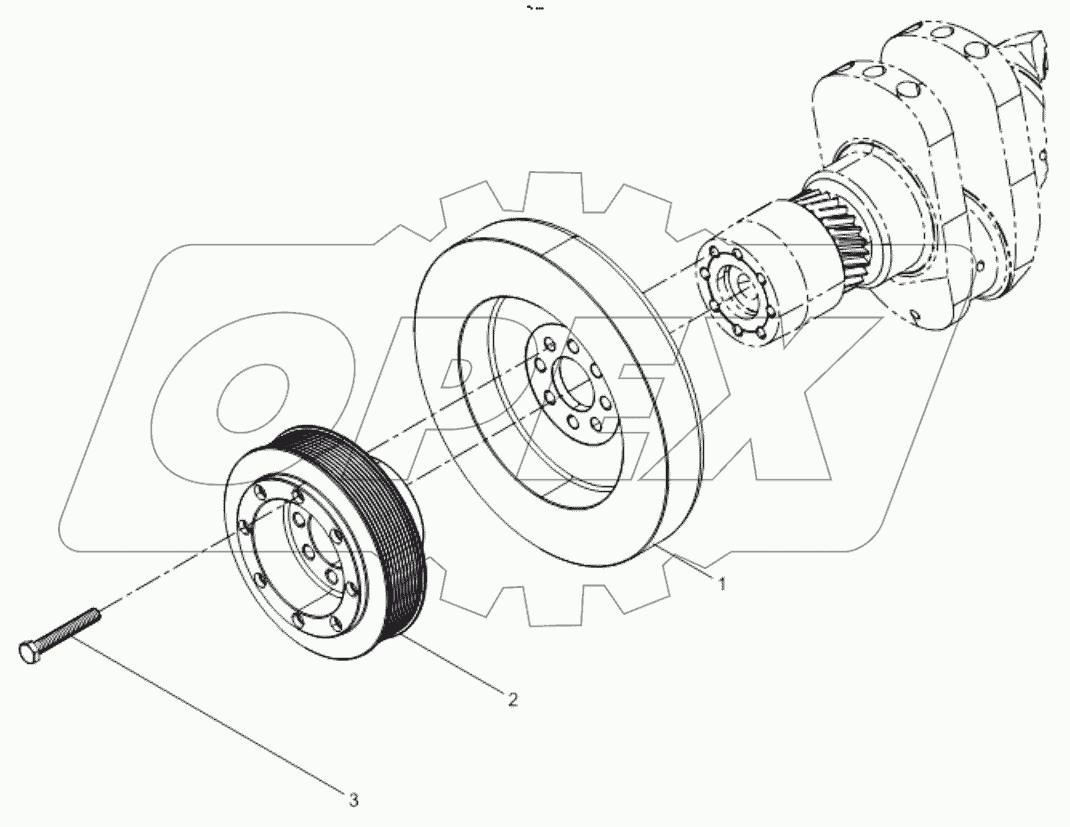  CRANKSHAFT PULLEY GROUP