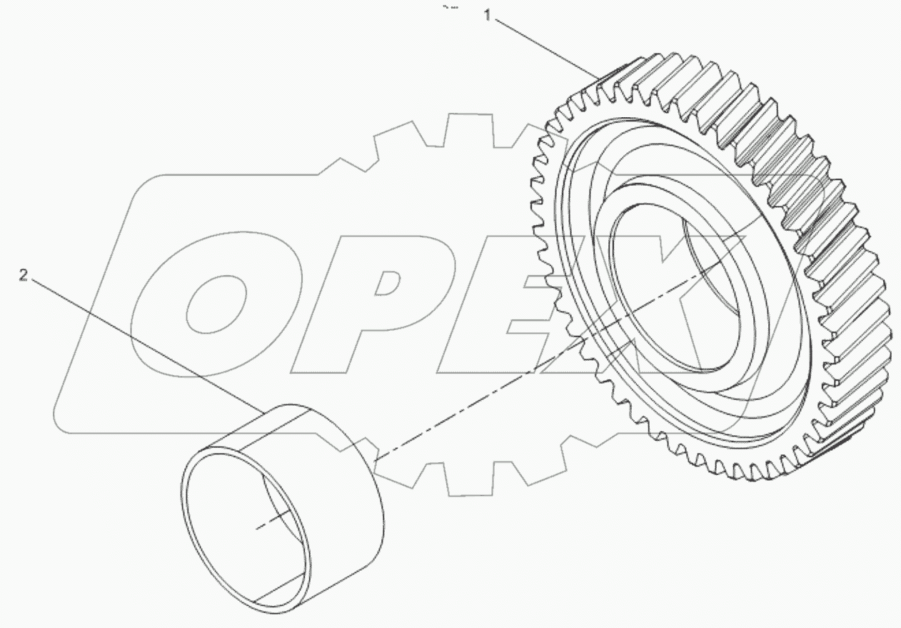  INTERMEDIATE GEAR ASSEMBLY