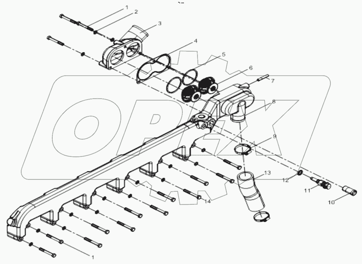  WATER OUTLET PIPE GROUP (01)