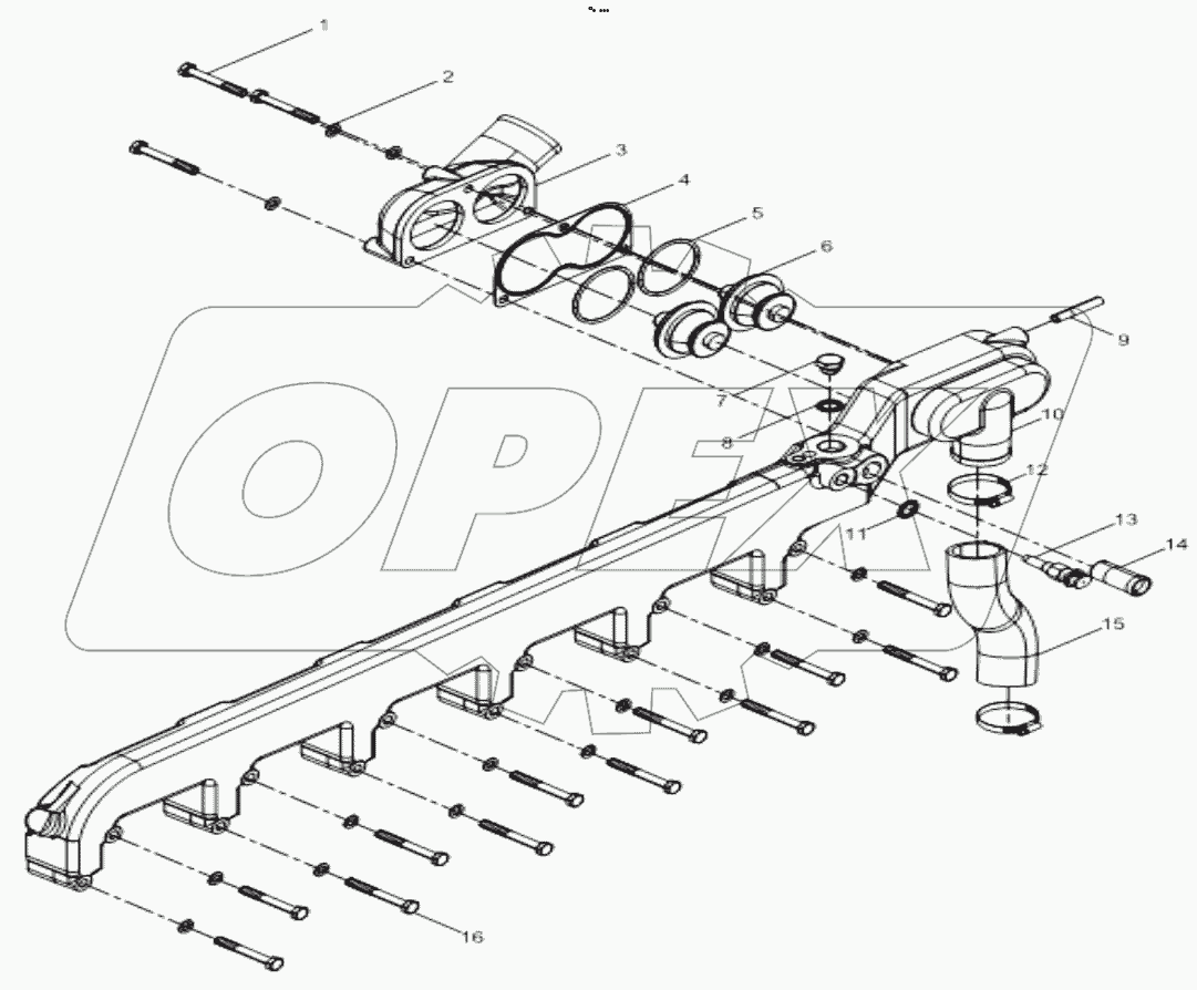  WATER OUTLET PIPE GROUP (02)