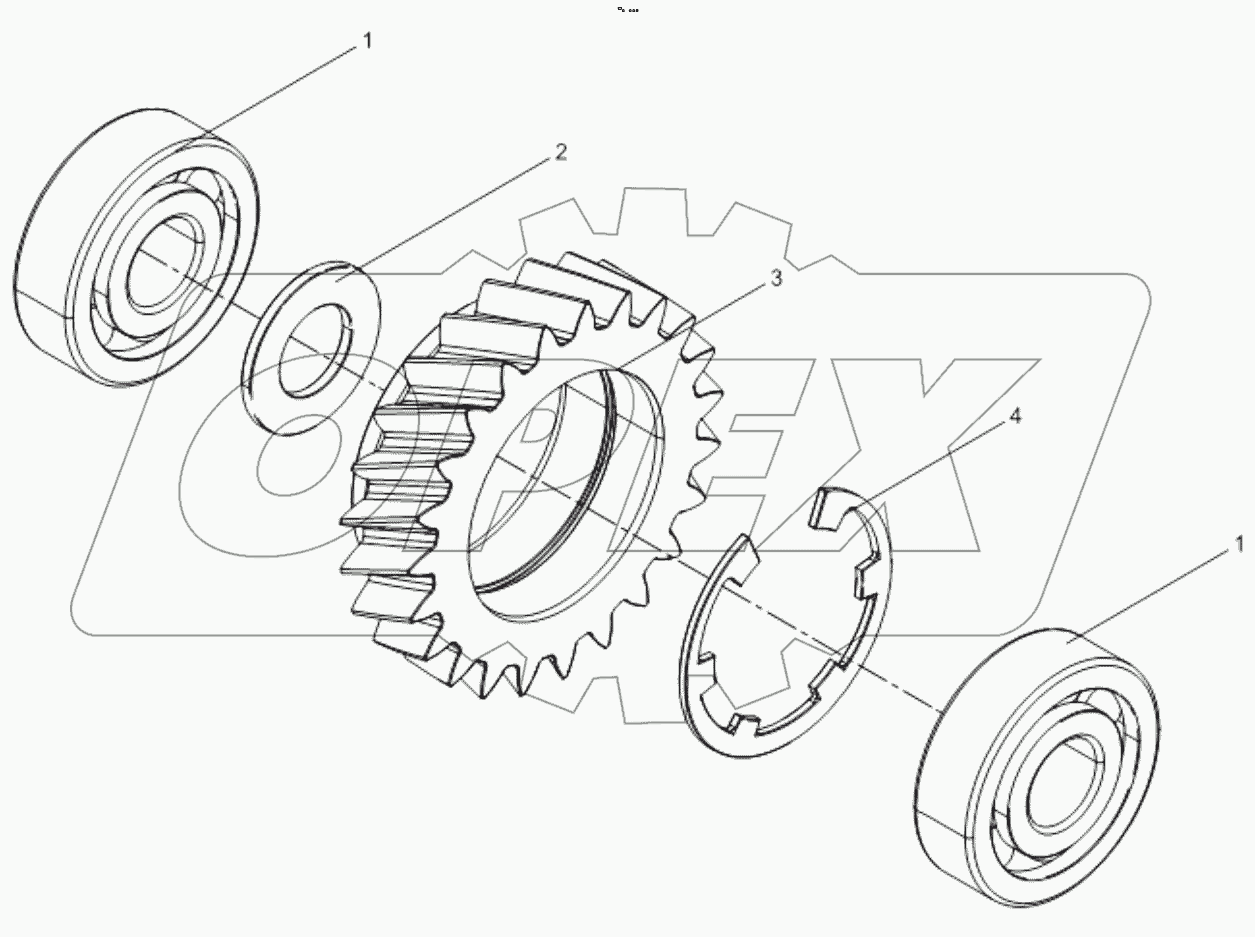  OIL PUMP IDLE GEAR ASSEMBLY