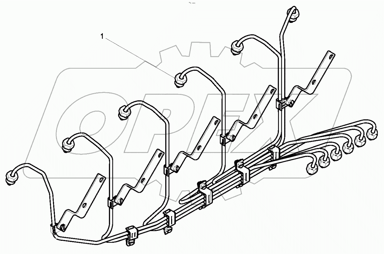  HIGH PRESSURE FUEL INJECTION PIPE GROUP